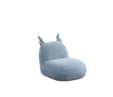 Weston 21.5"W Blue Chenille Deer-Shaped Kids Chair B061P236765