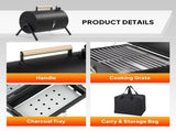 Portable Charcoal Grill Stove, Two Side Carbon Griller for BBQ, Tabletop Barbecue Grill for 91161054