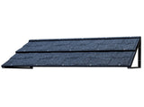 52"x18" Navy Blue Awning, Iron Frame, Corrugated Steel Tile Coating 23981193