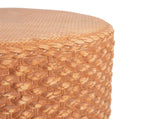 Evie Outdoor Patio Round MGO Side Table, Brown N775P300877B