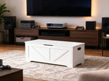 Kids Storage Bench, Wooden Toy Box Chest with Safety Hinge, Toddler Storage Cabinet for Playroom, 48946195