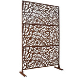 Outdoor & Indoor Privacy Metal Privacy 76" H48" W, Freestanding Decorative Privacy W465P193191