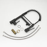 Commercial Stainless Steel Kitchen Faucet with Pull Down Sprayer, Single Handle Single Lever Kitchen W1932P224883