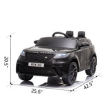 ZNTS 12V Licensed Range Rover Kids Ride-On Car, Battery Powered Vehicle w/ Remote Control, LED Lights, W2181P146445