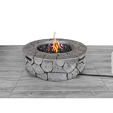 9'' H x 28'' W Fiber Reinforced Concrete Outdoor Fire pit B120141824
