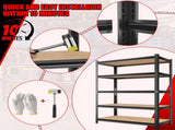 Garage Racking, Adjustable Heavy Duty Storage Racking, 5-Tier Metal Garage Racking, Garage Tool Room 51469252