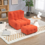 Fluffy bean bag chair, comfortable bean bag for adults and children, super soft lazy sofa chair with W1996131042