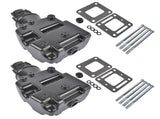 2Pcs Manifold Riser Kit Fit for MerCruiser 1981-2002 Small Big Block V8 V6 18-1976-1 25512838