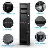 ZNTS Large Capacity Metal Rifle Gun Safe,Security Cabinet Rifle Gun Safe With Digital Lock ,Quick Access W1779105218