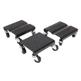 ZNTS 3pcs Snow Mobile Dolly Black 06484761