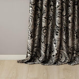 Jacquard Curtain Panel Pair B03598267