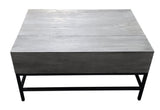 T1105-05 Gray Lift Top Coffee Table B009140752