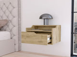 Macadamia Dual-Shelf Display Nightstand B062P175141