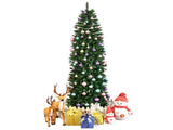 7.5ft Pointed PVC Pen Holder Christmas Tree 43679864