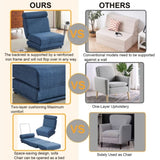 Single Sofa Chair Foldable Single Sofa Bed with Pillow,Portable Foldable Sofa Bed,Leisure Sofa W2113P181632