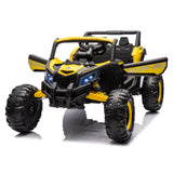 ZNTS 12V Ride On Car with Remote Control,UTV ride on for kid,3-Point Safety Harness, Music Player 78269199