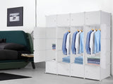 20 Cube Organizer Stackable Plastic Cube Storage Shelves Design Multifunctional Modular Closet 09173751