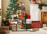 2 Pack Sturdy Metal Xmas Card Holder - Tree Shape, 1521 Clips, 2 Stands , Black, 47878110