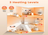 1500W Infrared Heater Outdoor Indoor, 3 Heating Levels IP65 Waterproof with 65584059