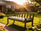 Outdoor Bench Cushion, 60 20 4 Inch, Tufted Waterproof Swing Cushion with Ties, for Patio Bench 49495217