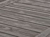 Outdoor 69" Acacia Wood Dining Table, Sandblast Dark Gray Finish 62617.00SDGRY