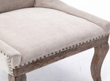 Furniture,Ultra Side Dining ChairThickened fabric chairs with neutrally toned solid wood legs 17095092