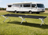 Portable Folding Camping Cot with Carrying Bag Army Black 23448879