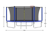 8FT TRAMPOLINE Blue K1163P147159
