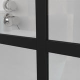 Goodyo 46" X 72" Shower Screen Walk-in Wet-room Black D16312035
