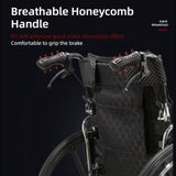 Folding Manual Transport Wheelchair, 20 " Seat With Front and Rear Locking Hand Brakes, 24 " Quick W3121P297087