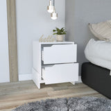 Luss Nightstand, Bedside Table with 2-Drawers B200P188859