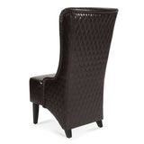 23.03" Wide Faux Leather High-Back Accent Chair, Comfy High Wingback Chair, Living Room Chair with W680P313515