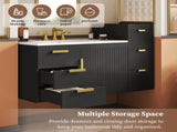 30" Wall Mounted Bathroom Cabinet with Ceramic Basin Sink, Bathroom Cabinet with Soft-Closing Door N710P324096B