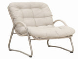 Outdoor Patio Lounge Chair Iron Frame & Plastic Wicker W3990P462687