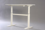 ZNTS 47" Tech Desk Standing and Adjustable Desk In White B091P183638