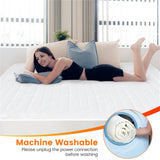 75 X 39 Electric Heated Mattress Pad with Adjustable Temperatures 10 H Timer 46839340