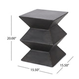 Outdoor LightWeight Concrete Side Table 73457.00