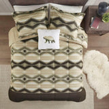 Full/Queen Down Alternative Comforter Set with Throw Pillow B035P148497