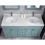 White Oval Undermount Bathroom Sink With Overflow W122549614