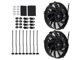 80W Universal Radiator Cooling Fan 9 IN 12V Electric Performance Assembly 21561229