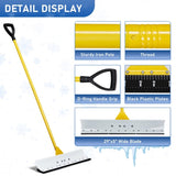 29in Wide Snow Pusher Shovel Plow Blade for Driveways, Sidewalks, Doorways & Decks, Hockey Rinks, 58980781