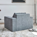 Sofa in a box Foam Sofa Couch with Pillow, Bean Bag Chairs for Adults Stuffed High-Density Foam, W2733P206005