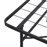 Queen Metal Platform Folding Bed Frame 14 Inch High Queen Size Box Spring Replacement Heavy Duty W311P313799