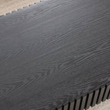 43.70 Inch Modern Handcraft Drum Coffee Oval Coffee for Living Room,Small Wooden Coffee W2582P250585