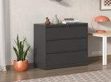 3 Drawer Lateral File Cabinet, 35.4 Inch Wide Metal Filing Cabinet, Locking Heavy Duty File Cabinet 10304319