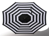 Outdoor 9ft Patio Umbrella with Crank Handle and Push Button Tilt, Outdoor Market Umbrella with 8 47510594