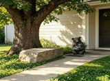 19'' Antique Bronze Mother And Cub Bear Statue, Realistic Animal Figurine Decor, Outdoor Garden W5709P565685