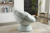 Oversized Swivel Accent Chair, 360 Swivel Barrel Chair, Papasan Chair for Living Room Bedroom W1752P200977