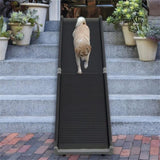 ZNTS 63" Pet Ramp,Upgrade Folding Pet Ramp Portable Dog Ramp with Steel Frame 74599686