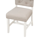 TREXM Retro Style Dining Chair Set with 4 Upholstered Chairs for Dining Room and Living Room WF298830AAD